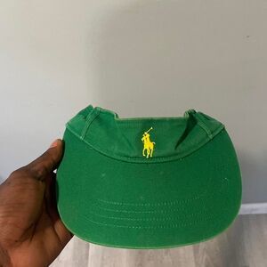 Green Polo Ralph Lauren Visor Cap